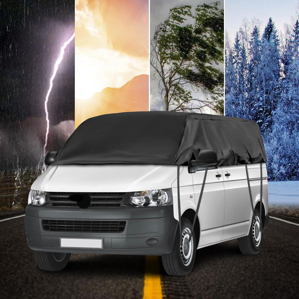 VW T5 T6 LWB Autoabdeckung Wasserdicht & UV-Beständig