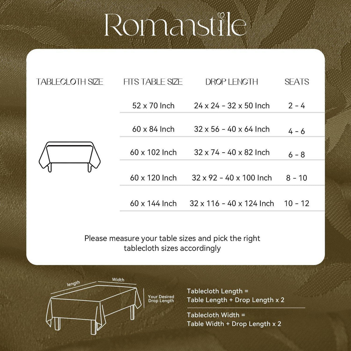 Runde Tischdecke Gold Romanstil 160cm – Abwaschbar & Jacquard