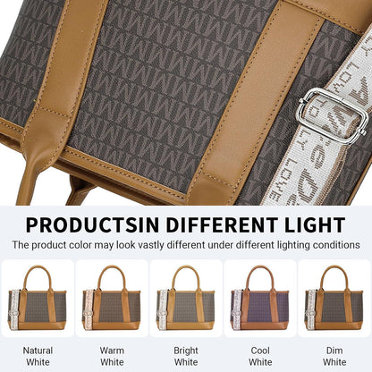 Damen Henkeltasche Tote Bag Umhängetasche Schultertasche Büro