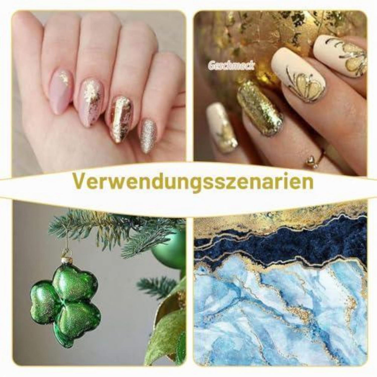 90 Blatt Imitationsgoldfolie – Vielseitig für Kunst & Bastel