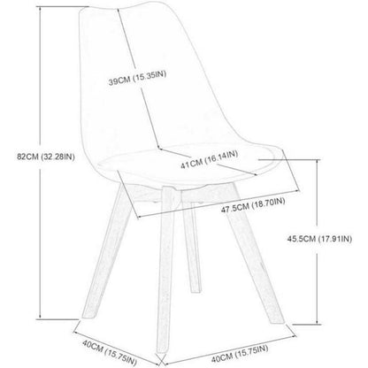 Esszimmergruppe Eiche-Schwarz 140cm mit 2 weißen Stühlen