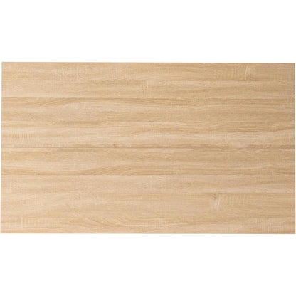 Esszimmergruppe Eiche-Weiß 120cm Tisch mit 6 weißen Stühlen