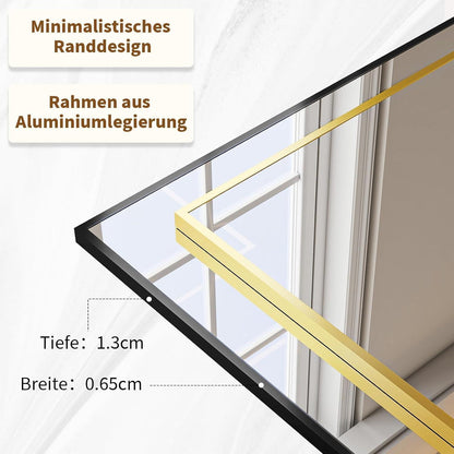 Großer Standspiegel 165x60cm – Bruchsicher & Wandhängend