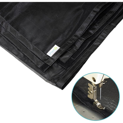 Magnetischer Insektenschutz für Balkontür 95x200cm Schwarz