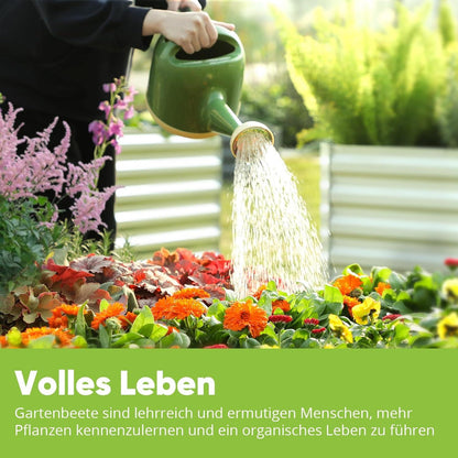 Hochbeet Pflanzkasten Metall 180x90x56cm Tomatenkäfig Gemüsebeet