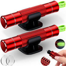 2in1 Notfallhammer & Gurtschneider – Rot