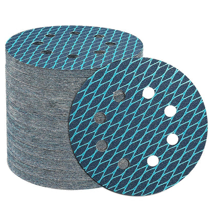 Schleifpapier 125mm Klett 40er Körnung Zirkonoxid 80 Stück