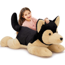 80cm Deutscher Schäferhund Kuscheltier XXL - Plüschhund Stofftier Geschenk