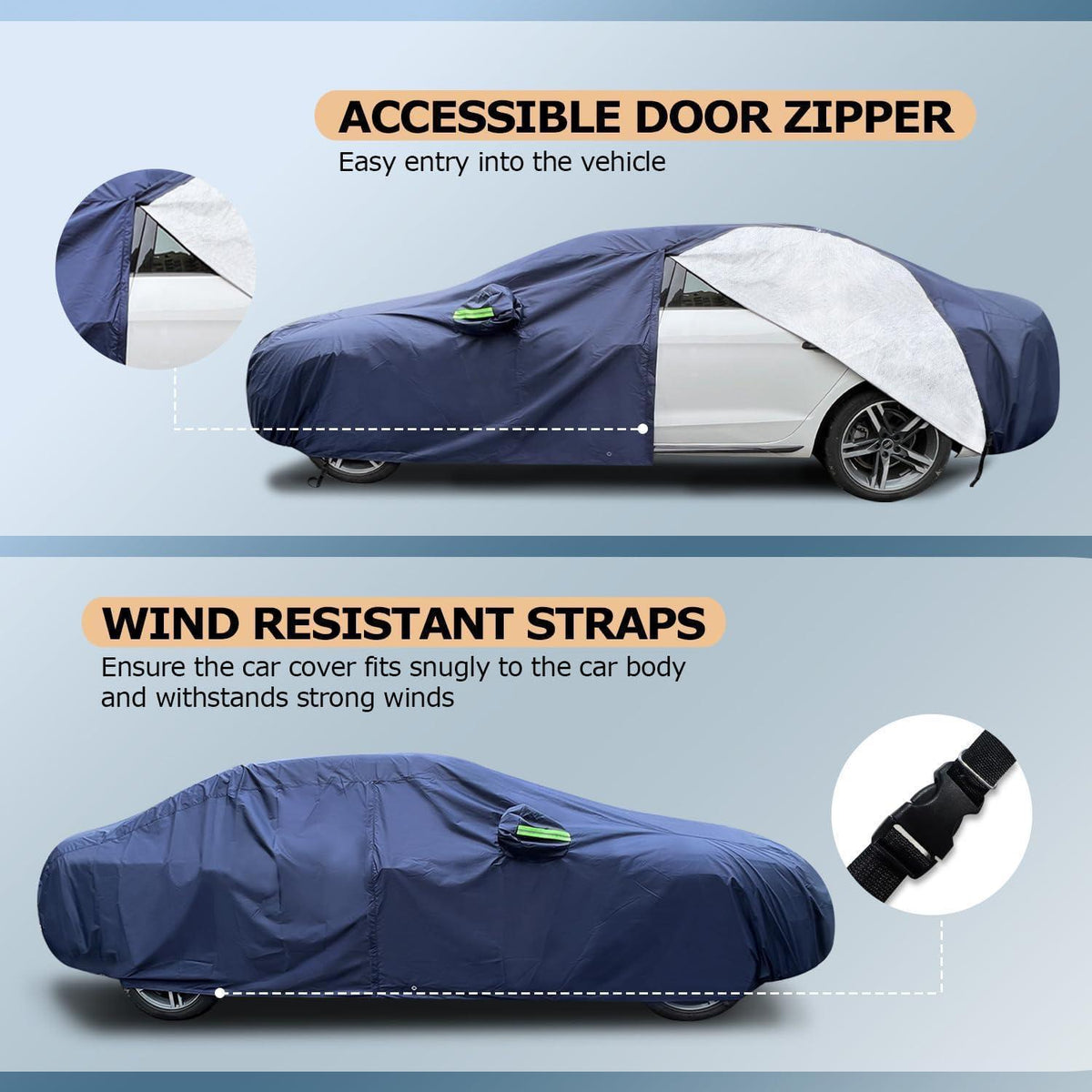Autoabdeckplane Vollgarage für Fiat 500F 2007-2022