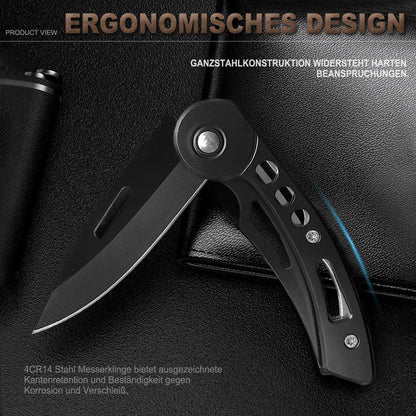 Mini Klappmesser Edelstahl – Zweihand Messer für Alltag & Outdoor