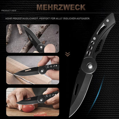Mini Klappmesser Edelstahl – Zweihand Messer für Alltag & Outdoor