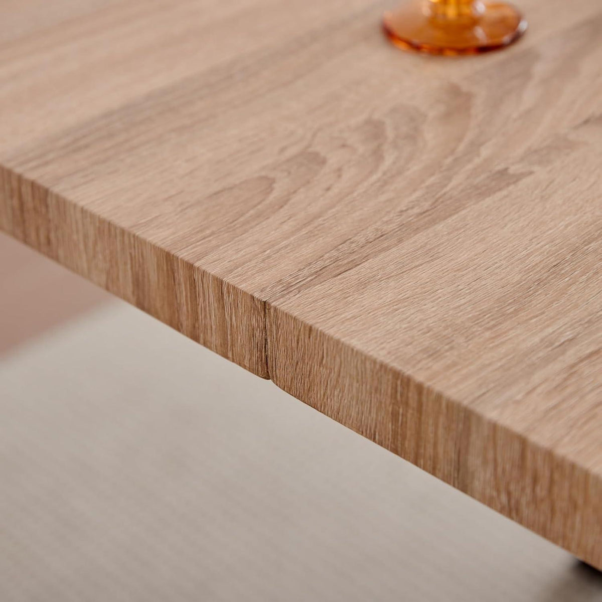Moderner Esstisch 140x78cm – Nordischer Stil mit Eiche Dekor