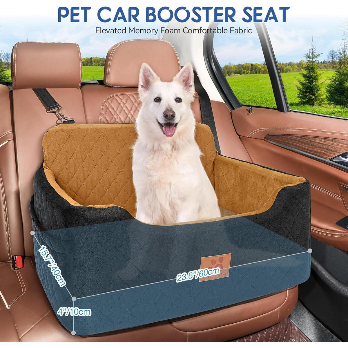 Hundesitz Auto – Komfortabler Autositz für Hunde bis 22kg