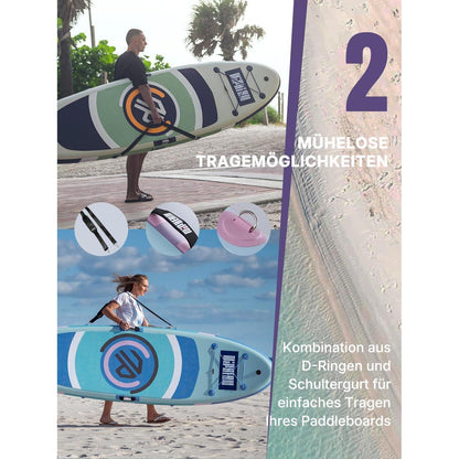 Aufblasbares SUP Board 305cm mit Kajaksitz und Zubehör