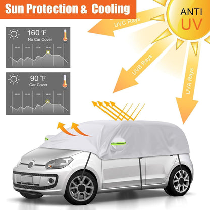 Halbgarage Autoabdeckung Wasserdicht VW UP/SEAT Mii/Skoda Citigo 2011-2024