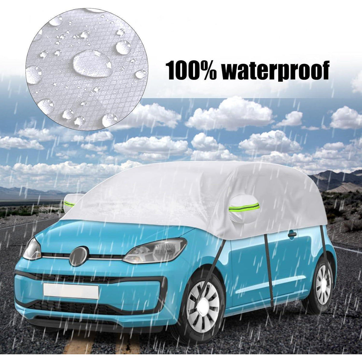 Halbgarage Autoabdeckung Wasserdicht VW UP/SEAT Mii/Skoda Citigo 2011-2024