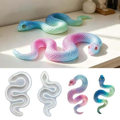Silikonform Schlange 3D – Gießform für Epoxidharz & Co.