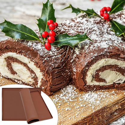 2x Silikon Backmatte mit Rand – Antihaft Backblech für Kuchen & Kekse