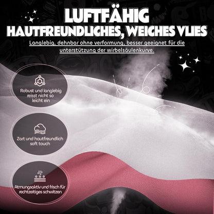 Gaming Stuhl mit Katzenohren und Fußstütze, Rosa Samt