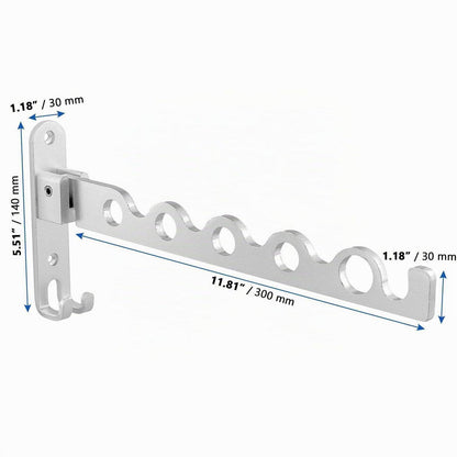 2er-Set Klappbare Wandhaken für Kleidung & Handtücher