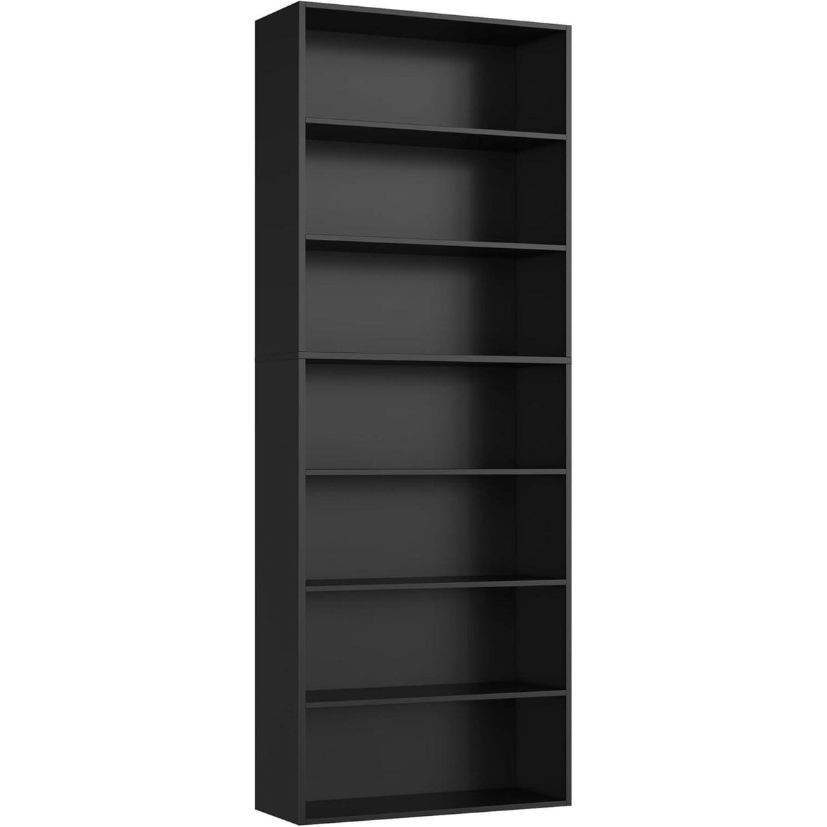 7-reihiges Bücherregal | Standregal für Wohnzimmer, Büro & Co.