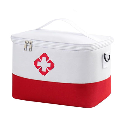 Reiseapotheke Tasche Wasserdicht mit Schulterriemen (Rot+Weiß)