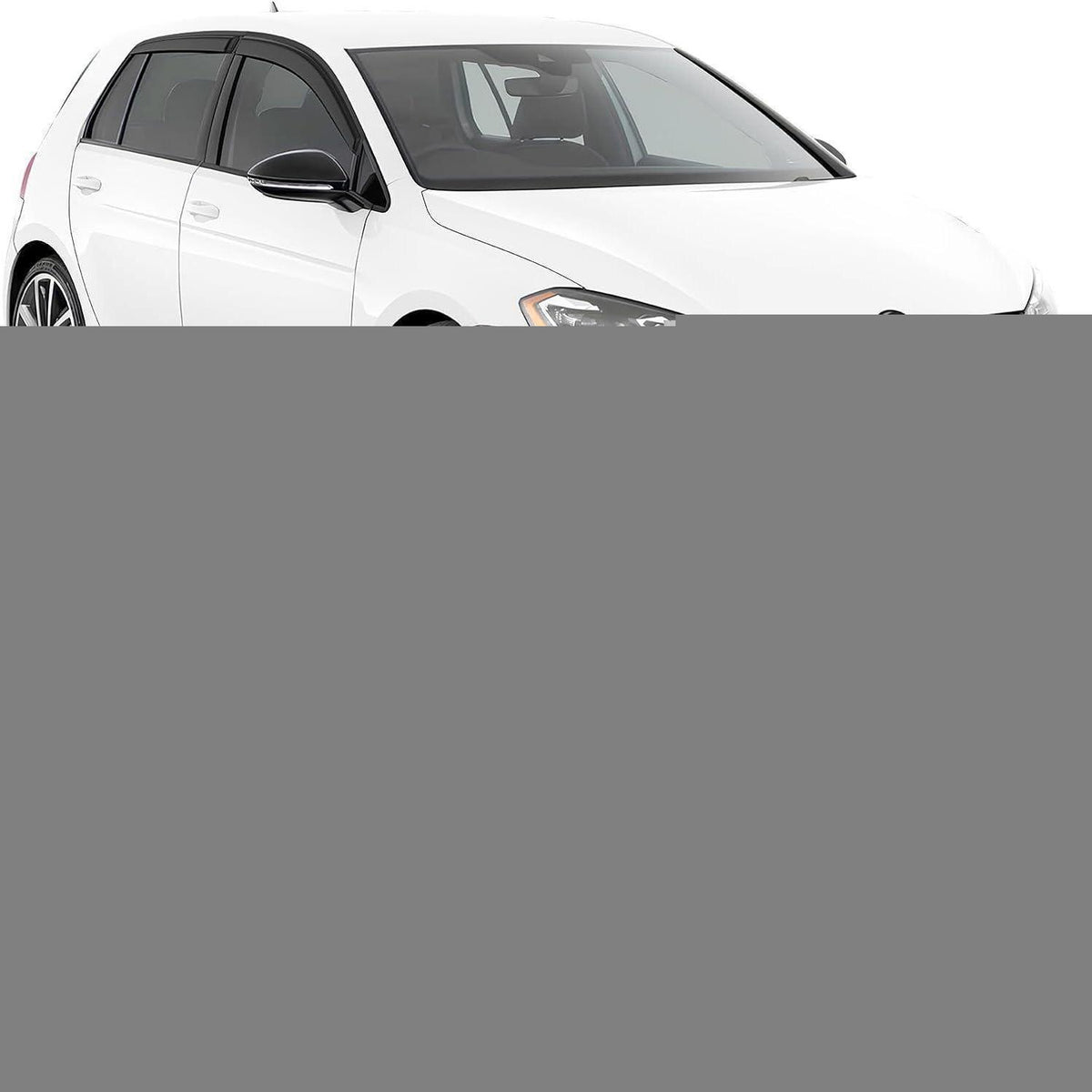 Windabweiser für VW Golf 7 (2014-2020) - 4tlg. Schwarz