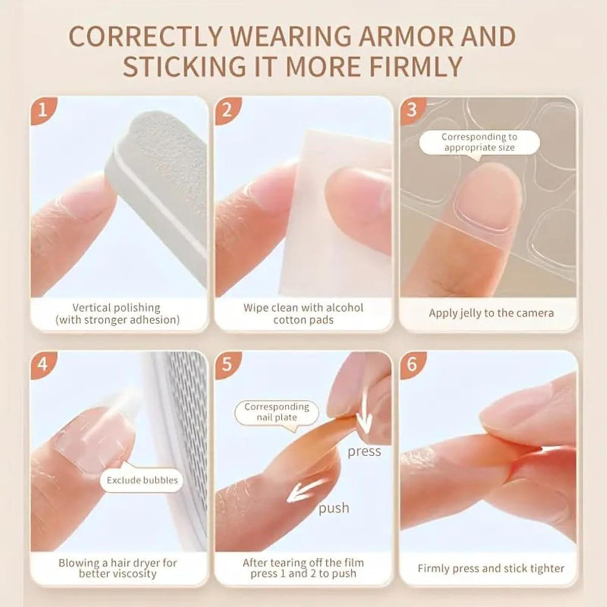 24 Stück 3D Mandel Charms Nagel Falsche Nägel Press-On Nails