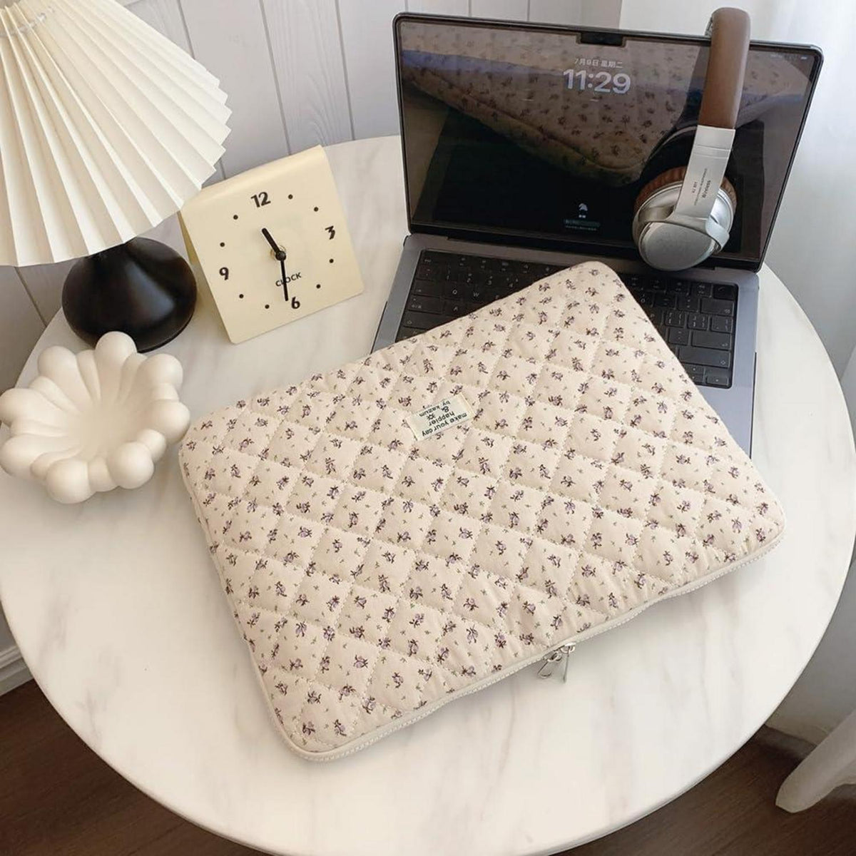 Puffy Laptop Hülle für 11-15 Zoll, Lila