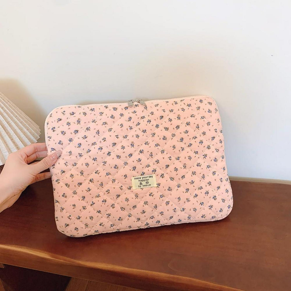 Puffy Laptoptasche für 11-15 Zoll Laptops, Rosa 13 Zoll
