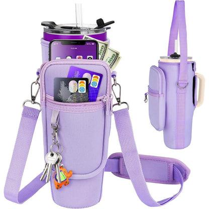 Trinkflaschen Tasche für 40oz Stanley Becher mit Handyfach