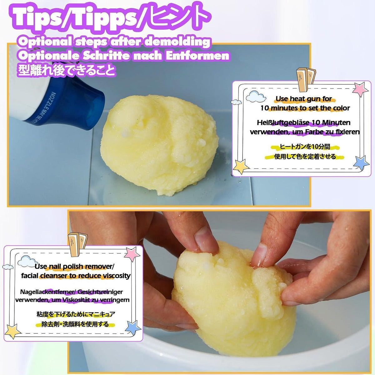 DIY Küken Squishy Set – Flüssigsilikon Basteln