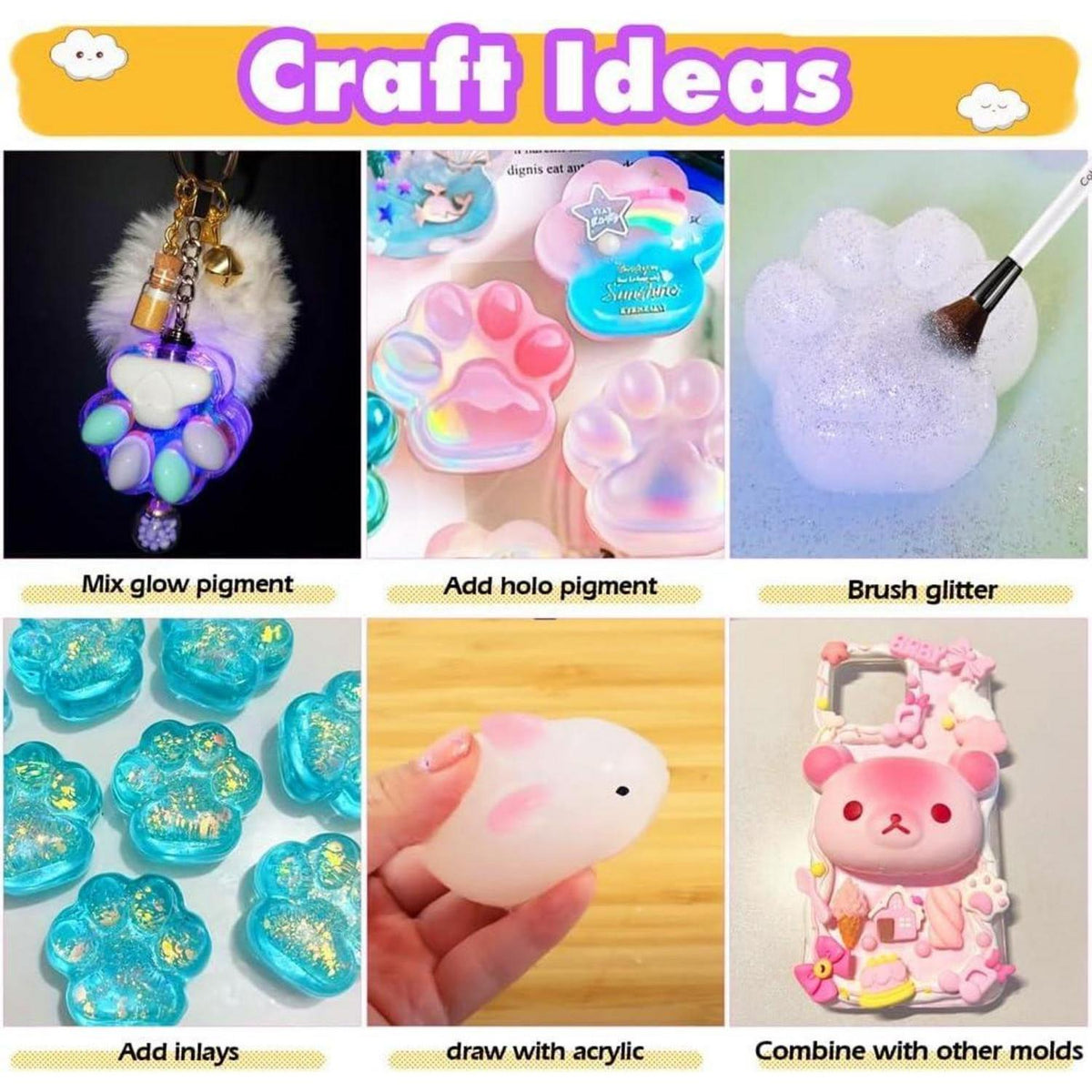DIY Küken Squishy Set – Flüssigsilikon Basteln