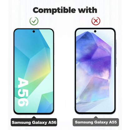 Samsung Galaxy A56 Umhängehülle mit Band – Schwarz, Stoßfest