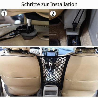 Autositzenetz für mehr Stauraum & Sicherheit