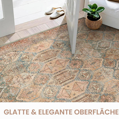 Vintage Teppich Wohnzimmer 200x290cm Clay Rot Rechteckig
