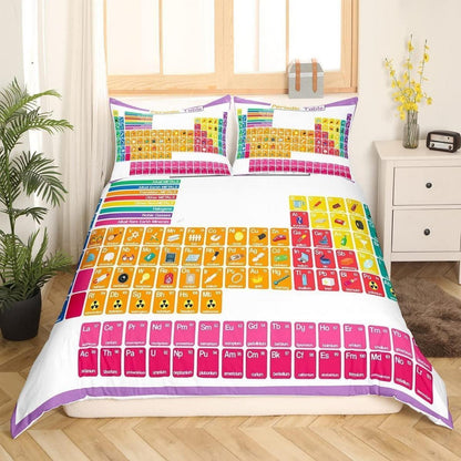 Chemie Bettwäsche-Set für Kinder – Buntes Design 220x240cm