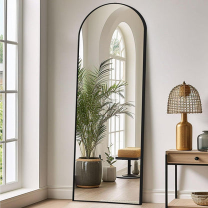 Gewölbter Ganzkörperspiegel 165x60cm – Stehspiegel für Schlafzimmer & Wohnzimmer