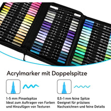 Acryl Marker Set 72 Farben – Dual Tip für Kunst & DIY