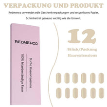 Blond Clip-in Haarverlängerung 12er Set – 55 cm, Hitzebeständig
