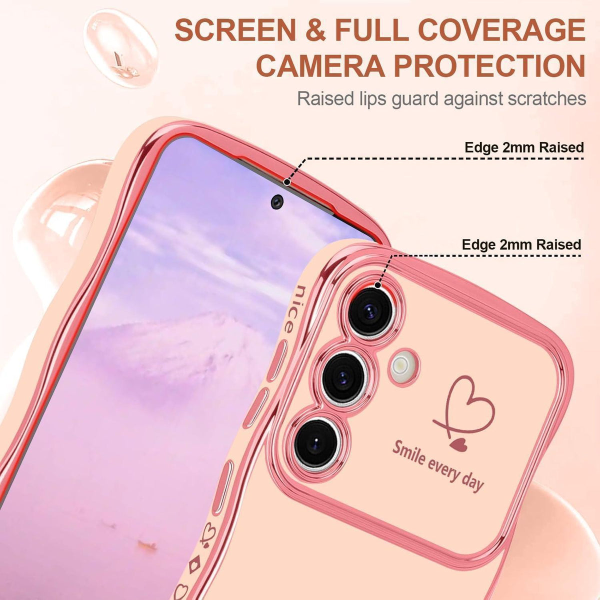 Handyhülle Samsung Galaxy S24 FE Mädchen Rosa Wellen Galvanisiert