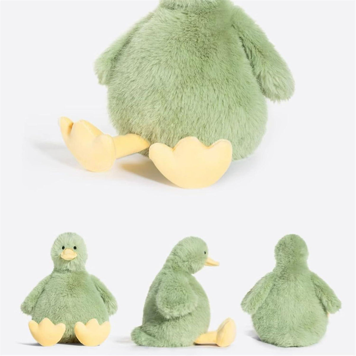Große Gänse Plüschtier - Kuscheliges Stofftier 30cm Weiß