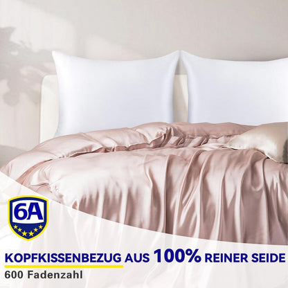 Seidenkissenbezug 40x70 - Echte Maulbeerseide für Haut & Haar