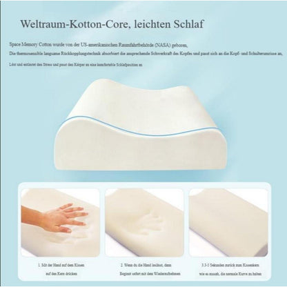 Kinder Kopfkissen Affe – Ergonomisch & Waschbar 60x40 cm