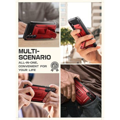 Outdoor Hülle für Samsung Galaxy S25 Plus mit Gürtelclip & Ständer