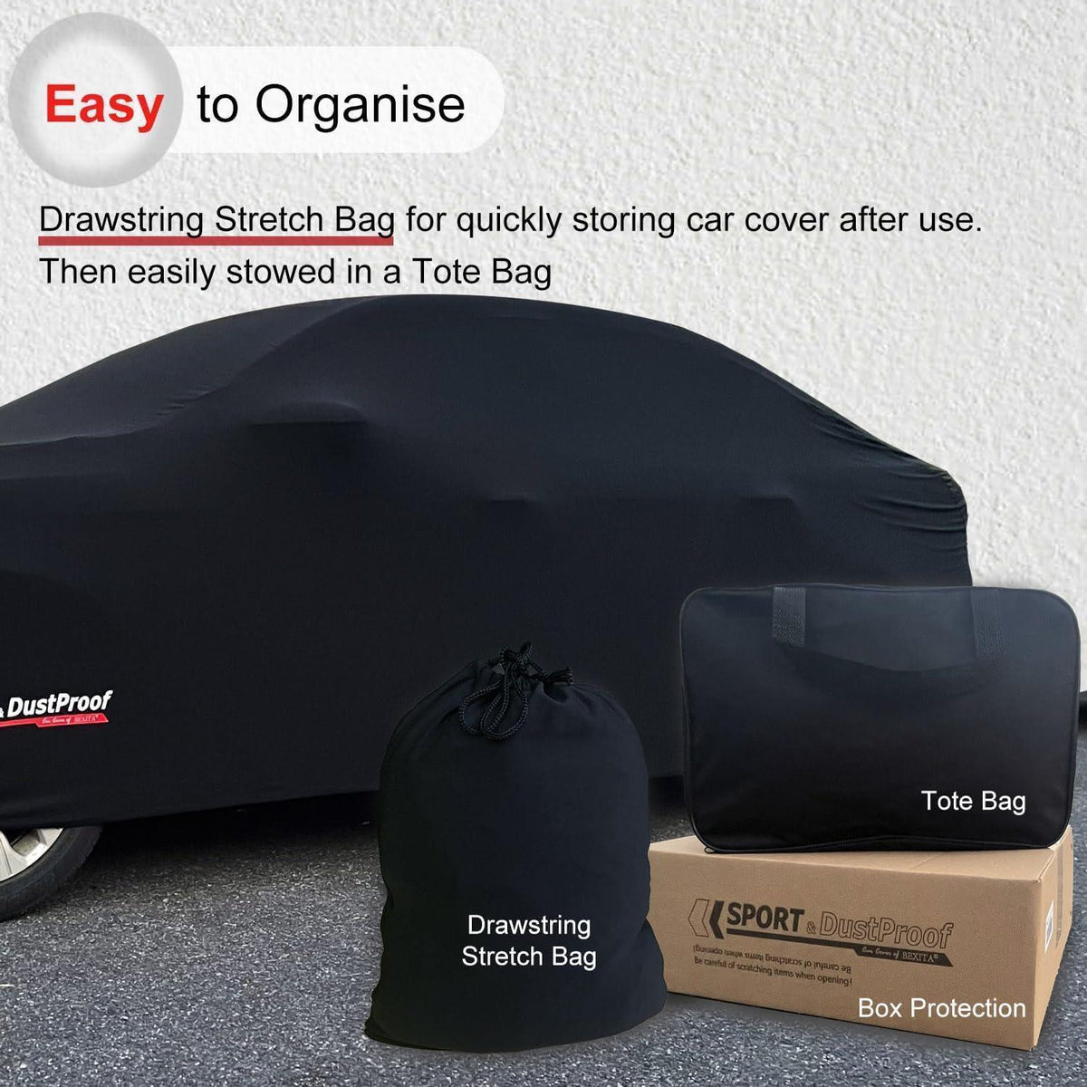 Premium Autoabdeckung Innen Stretch Limousine-XL