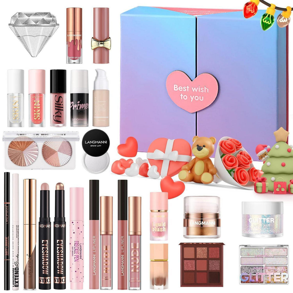 26-teiliges Beauty Geschenkset – Komplettes Make-up Starter Set