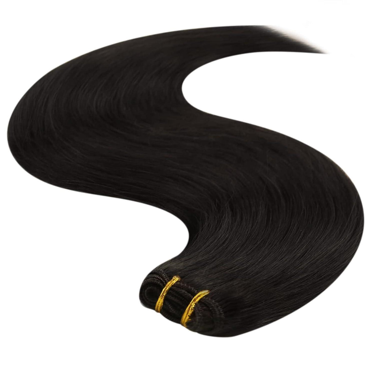 Echthaar Tressen Braun – Remy Haarverlängerung 60cm, 100g