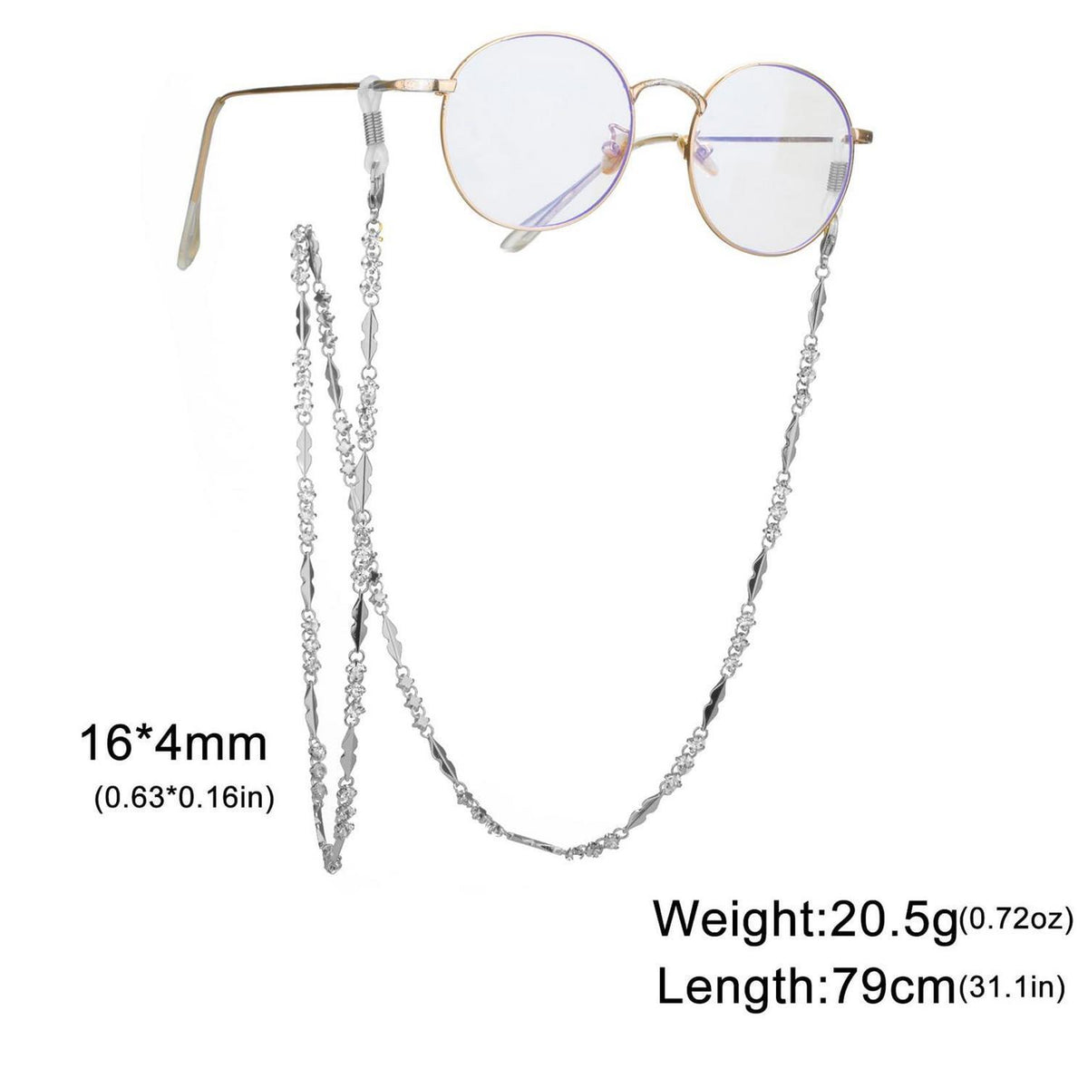Brillenkette Damen Perlen Multicolor – Stilvoller Brillenhalter & Halskette