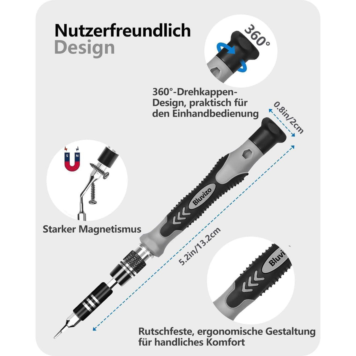 Präzisions-Schraubendreher-Set 122-teilig für Elektronikreparatur